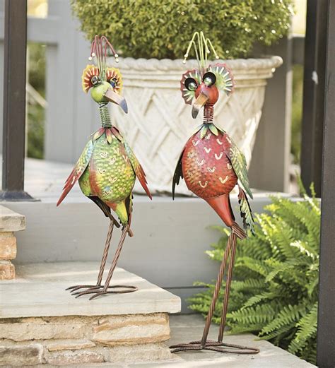 depose metal statue bird house|Outdoor Metal Bird Sculptures .